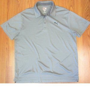 PUMA DRYCELL Mens POLYESTER POLO SHIRT GRAY